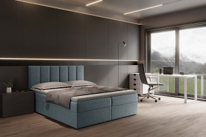 Traumhaft schlafen: Boxspringbett 180x200 mit Bettkasten und Topper