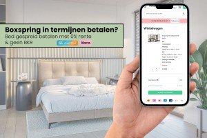 Boxspring in termijnen betalen? Bed gespreid betalen met 0% rente & geen BKR