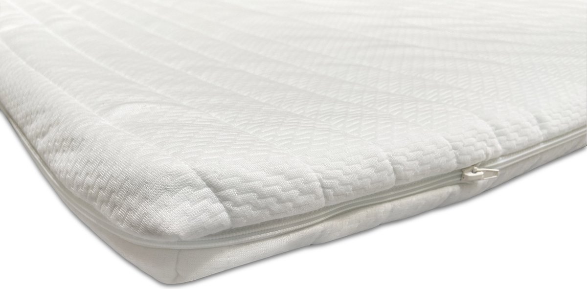 Topper Organic Cotton traagschuim 80×200 dikte 7 cm Topper Organic Cotton traagschuim 80×200 dikte 7 cm