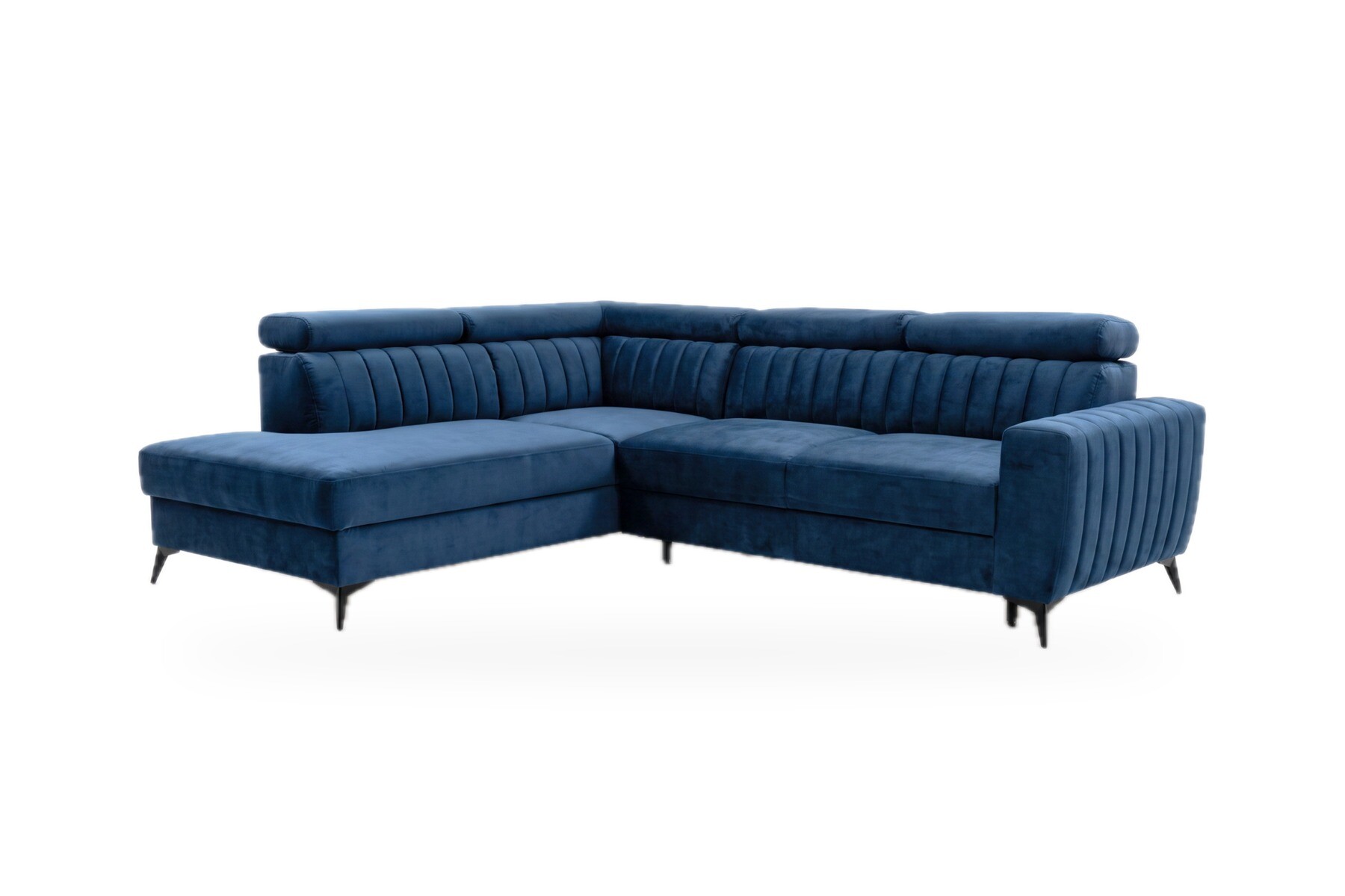 Boxspring Xpert - Hoekslaapbank met chaise longue en opbergruimte - Ravenna