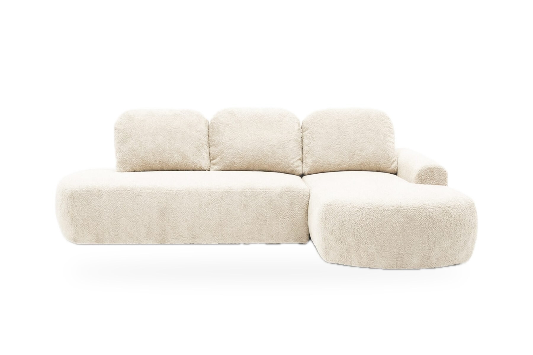 Boxspring Xpert - Pluche hoekslaapbank met opbergruimte - Cremona