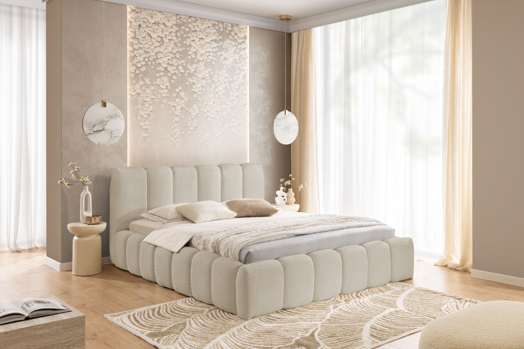 Ledikant met opbergruimte Seattle - 160x200 cm - inclusief pocketmatras