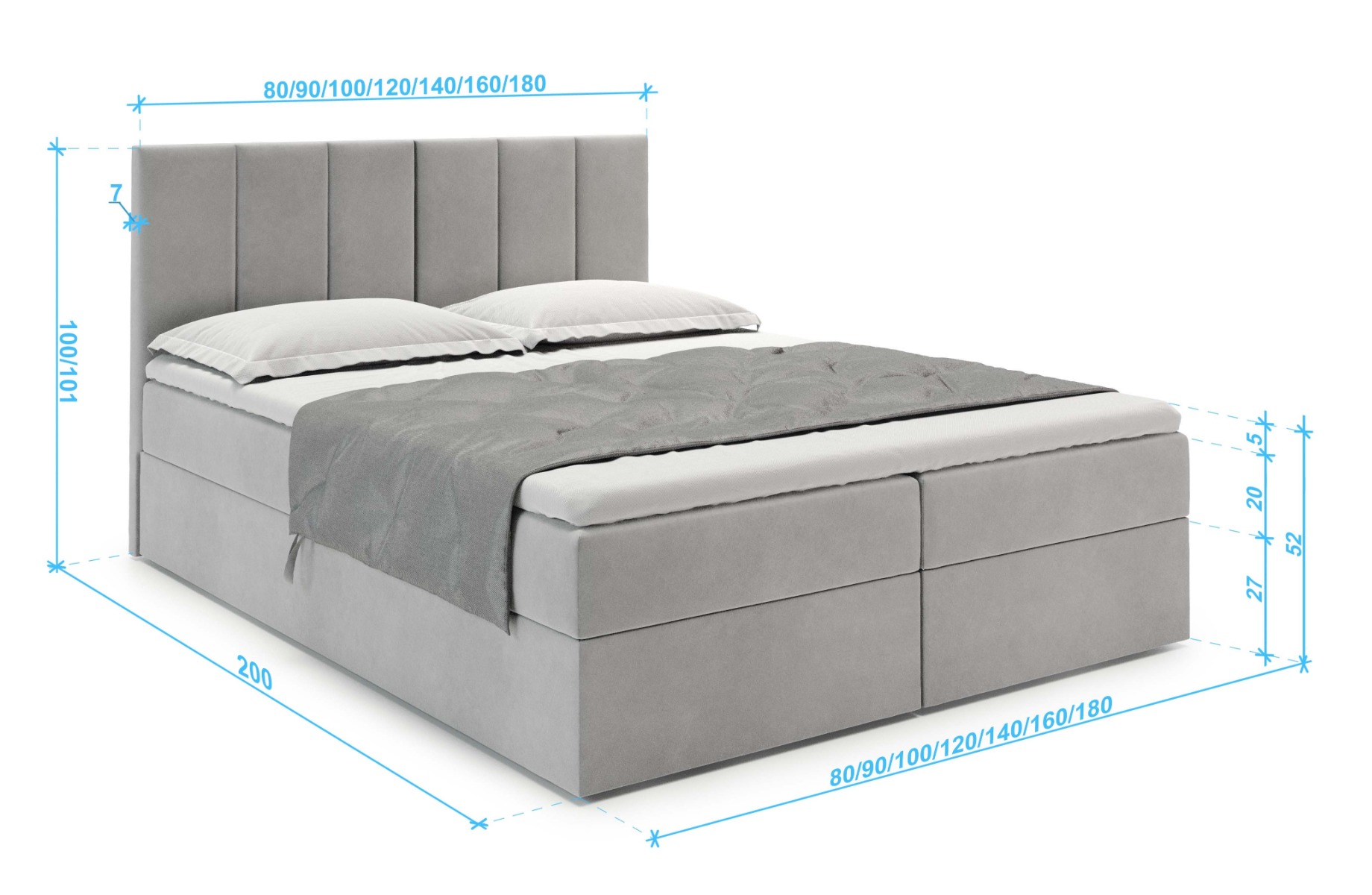Boxspring Xpert - Boxspring Met Opbergruimte Madrid