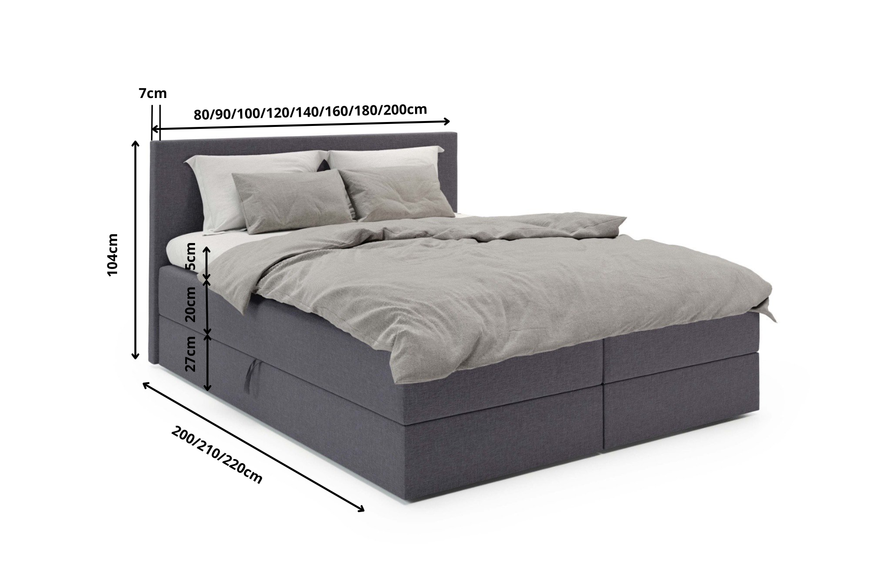 Boxspring Xpert - Boxspring met Opbergruimte Amsterdam