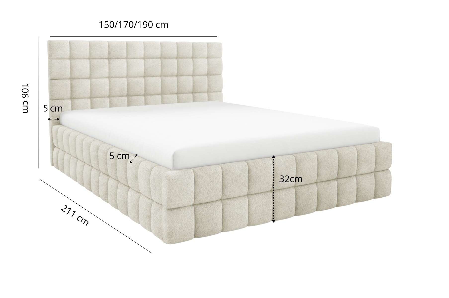 Boxspring Xpert - Ledikant met opbergruimte Dijon