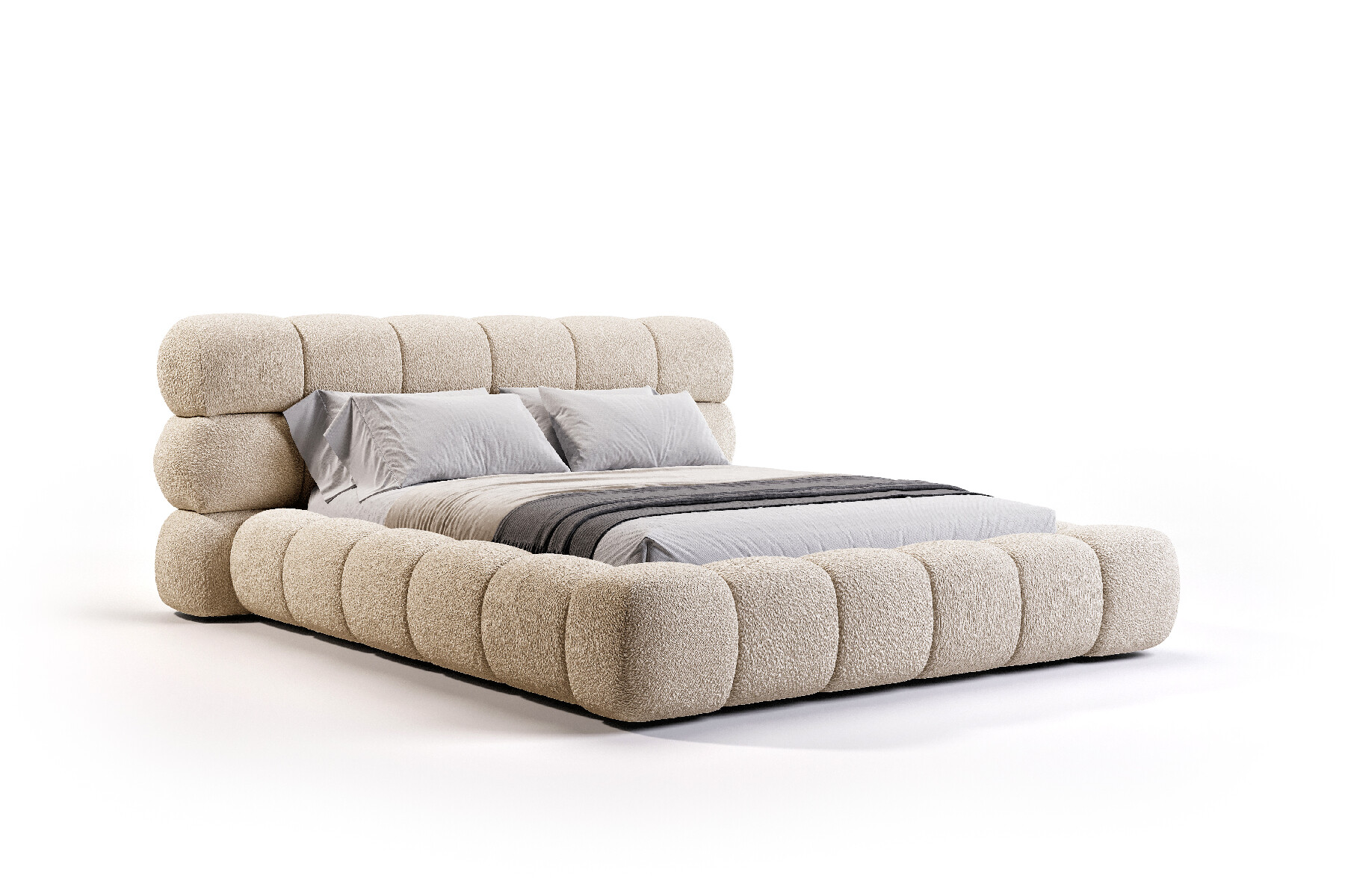 Ledikant Asolo - Baloo 2074 Off White - 200x200 cm - Geen matras - Geen topper - Aanbieding - 6005 main product photo