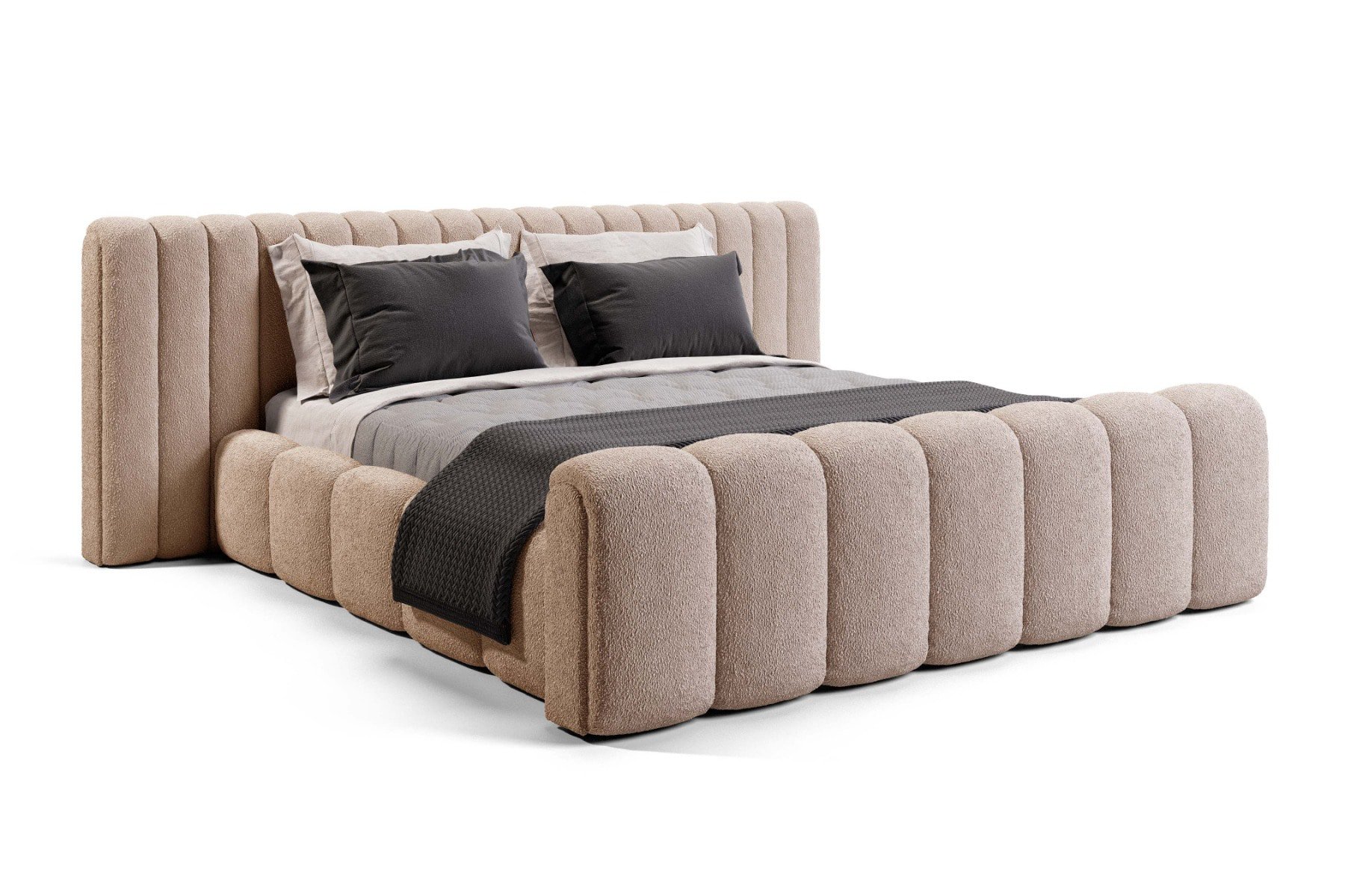 Ledikant Florence - 200x220 cm - Baloo 2075 Creme - Zonder matras - Zonder topper - Aanbieding - 6006 main product photo