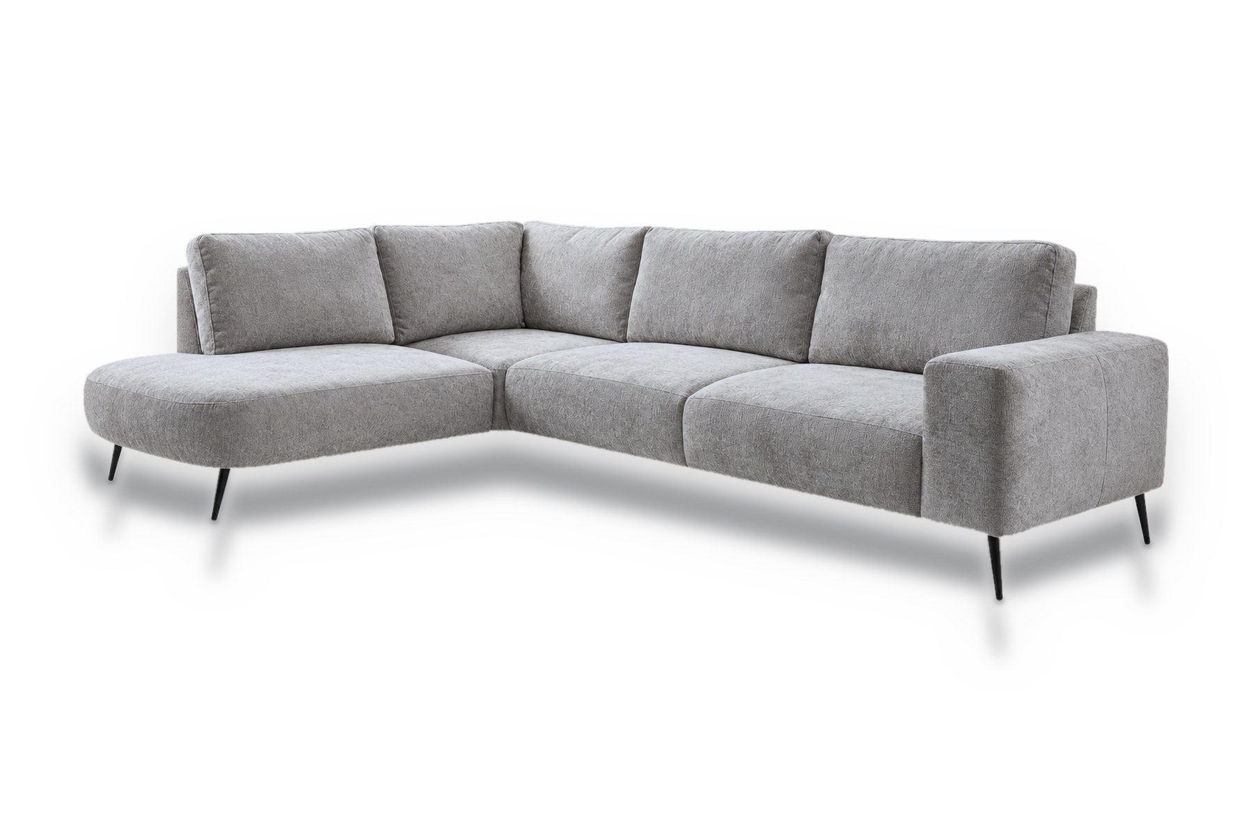Boxspring Xpert - Ruime hoekbank met chaise longue - Bolzano