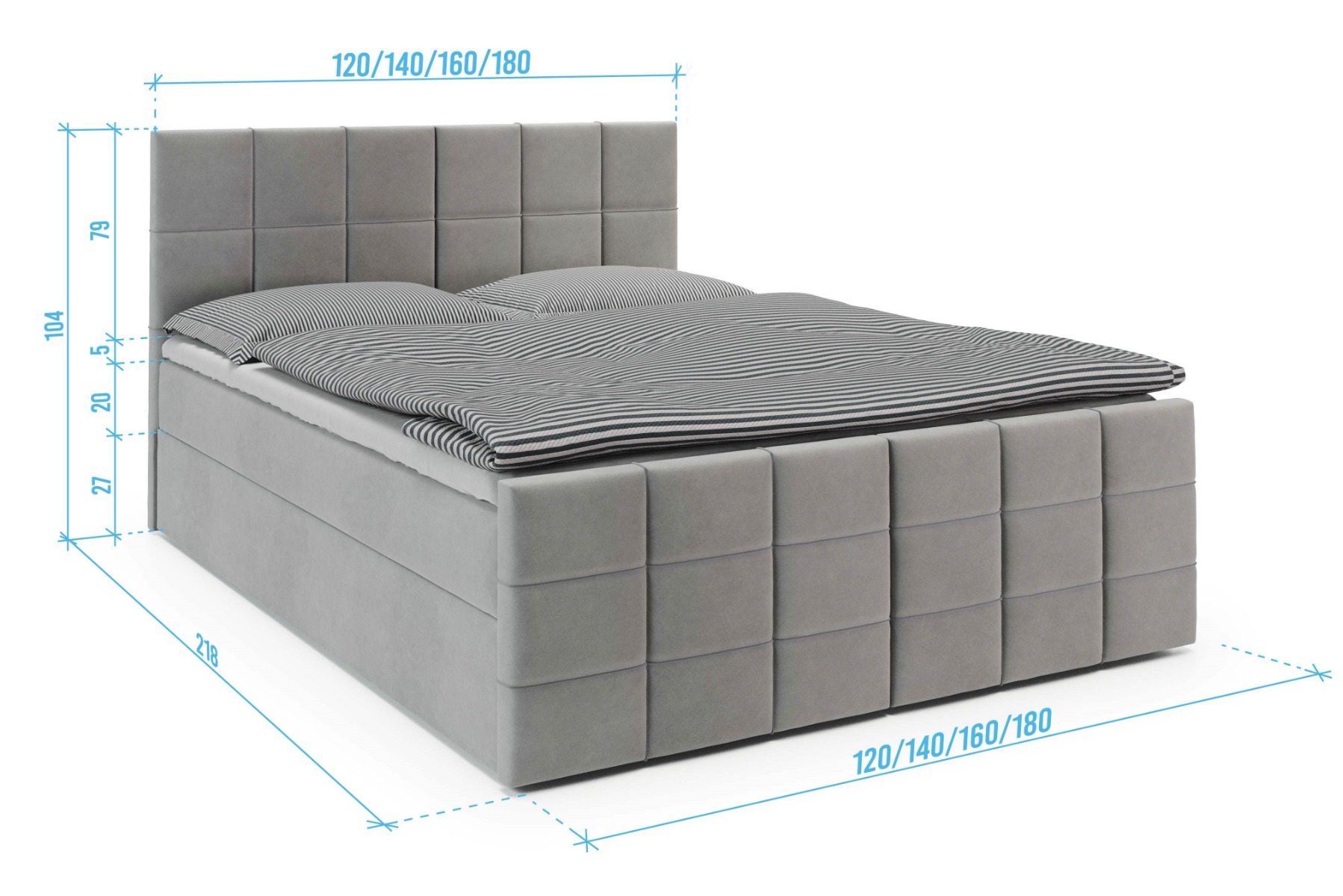 Boxspring Xpert - Boxspring met Opbergruimte Berlijn