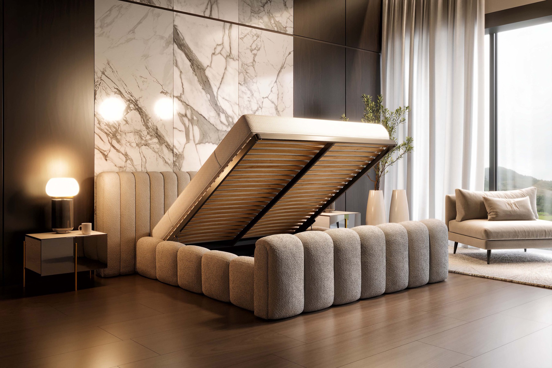 Boxspring Xpert - Ledikant met opbergruimte Florence | Cloud bed