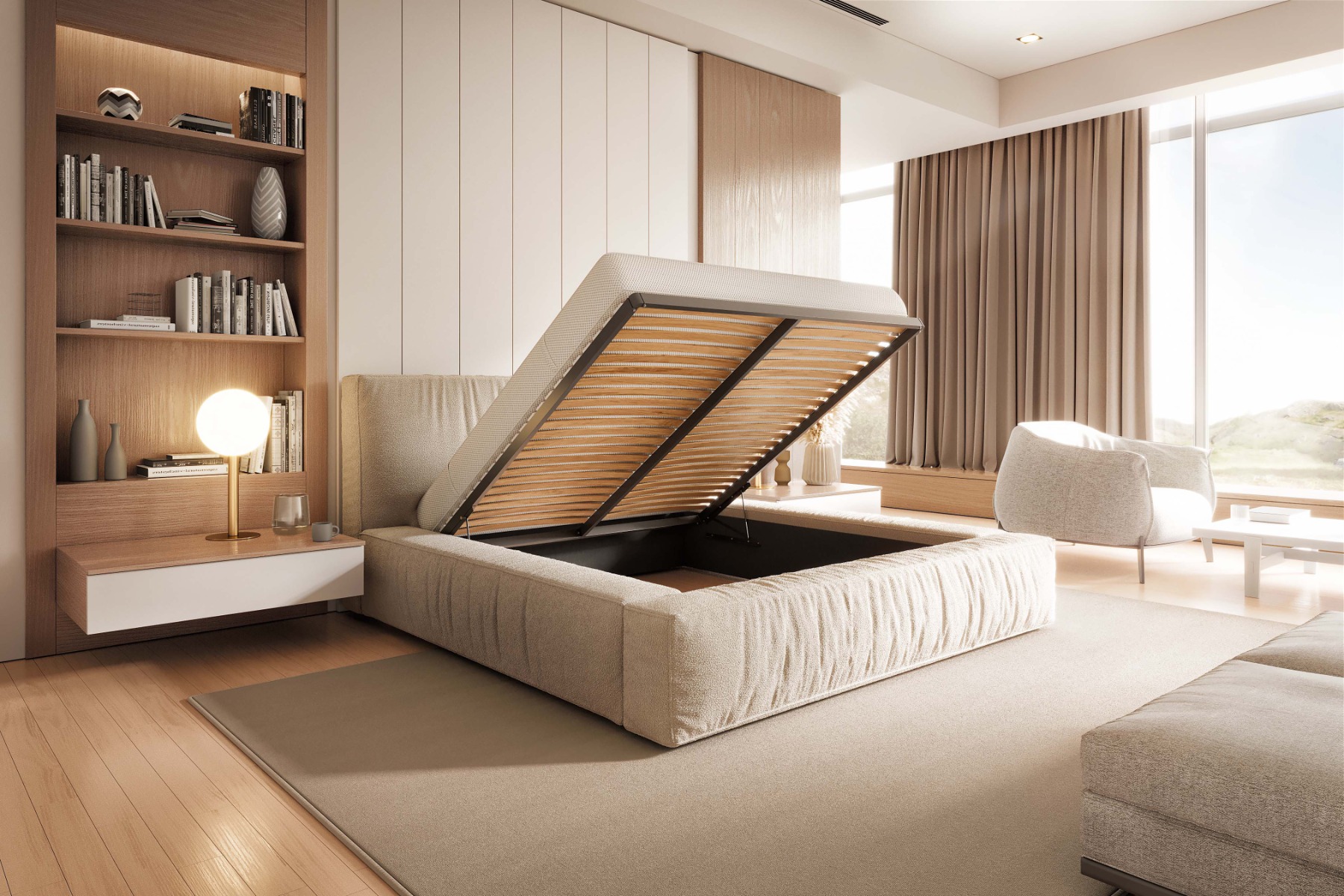 Boxspring Xpert - Ledikant met opbergruimte Verona