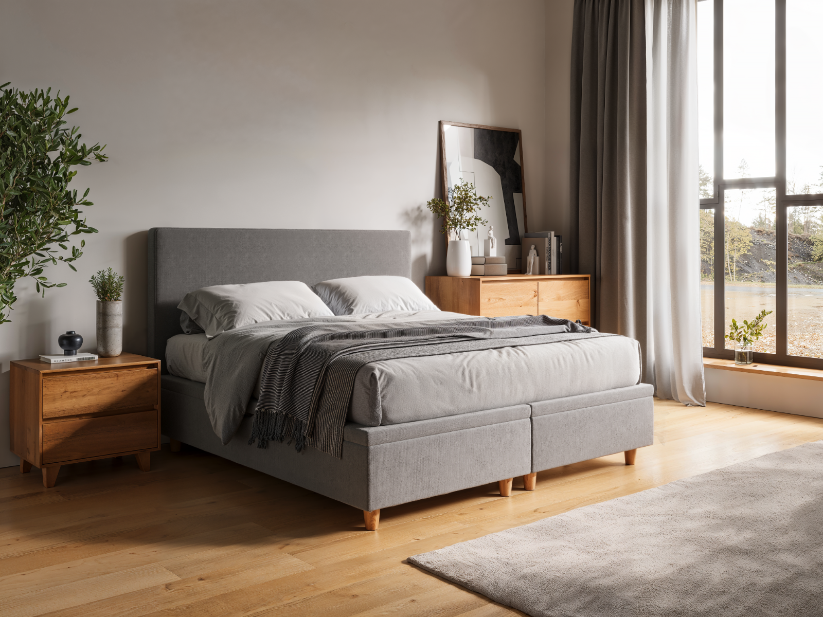 Boxspring met opbergruimte Monaco main product photo