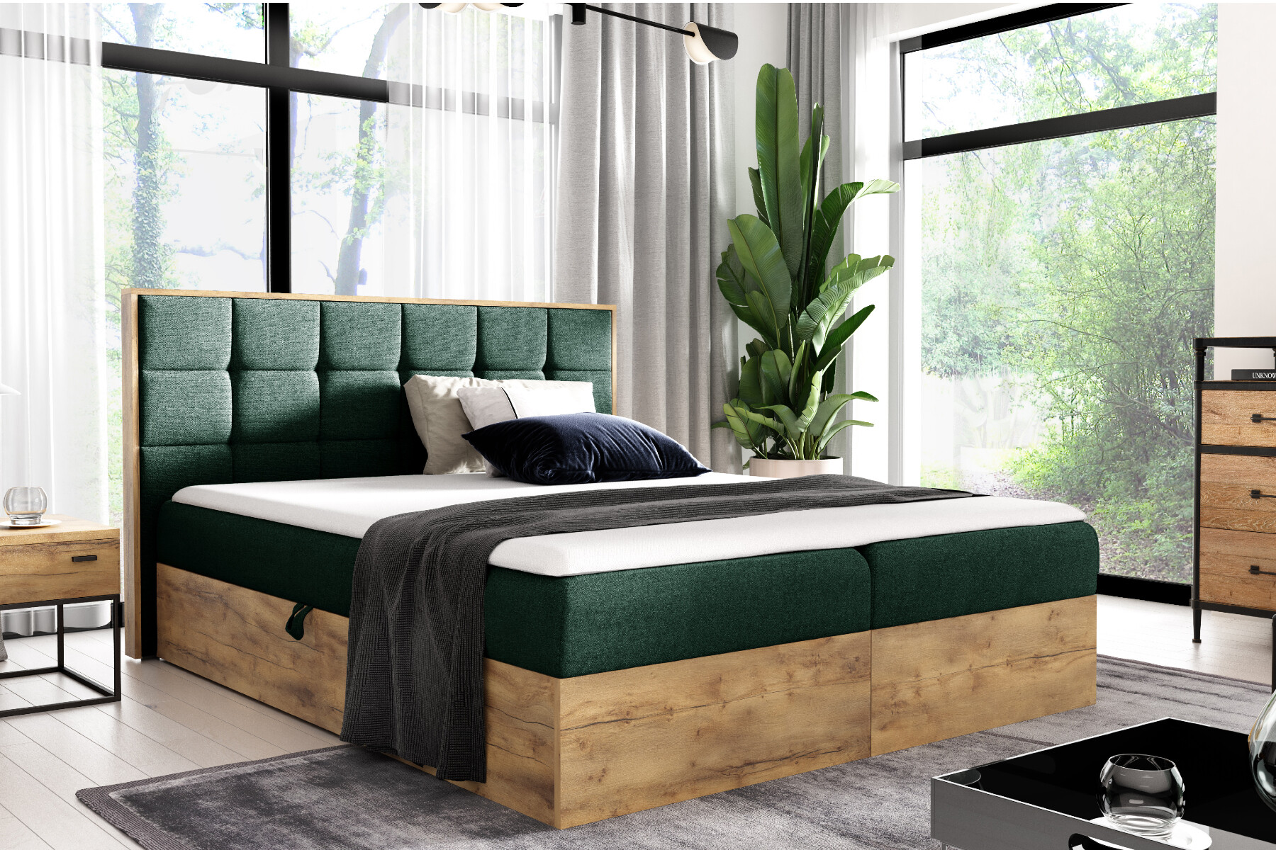 Boxspring met opbergruimte Bergen main product photo