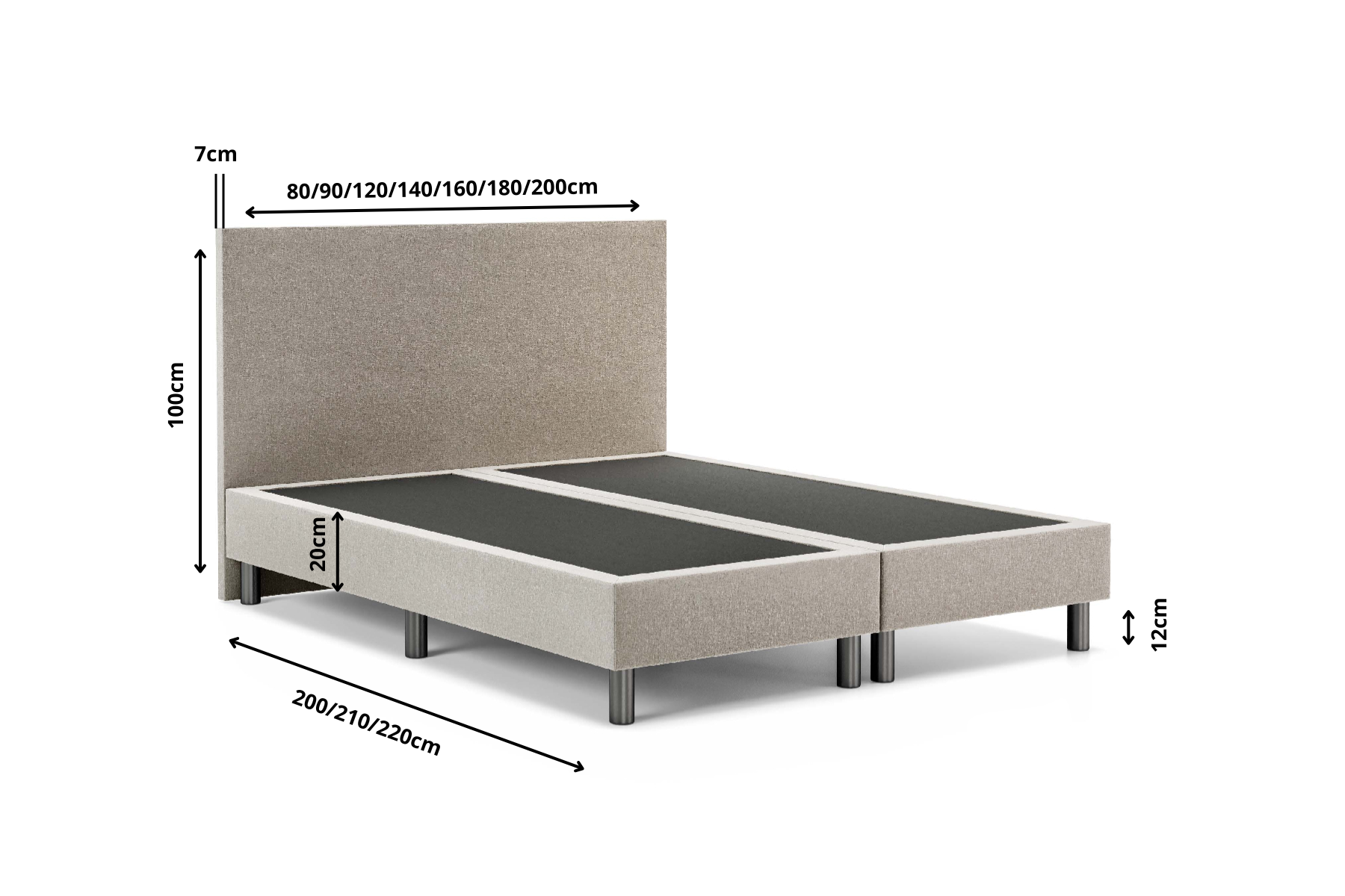 Boxspring Xpert - Boxspring Zonder Matras