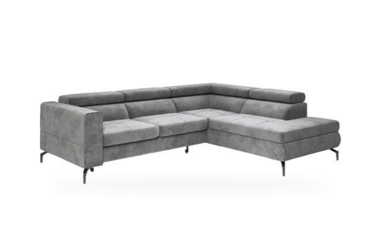 Ecksofa mit Stauraum und Kopfstützen – Trento