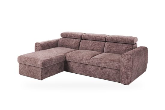 Ecksofa mit Stauraum und Kopfstützen – Vicenza