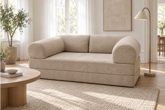 2-Sitzer Futon-Schlafsofa 'Nara'
