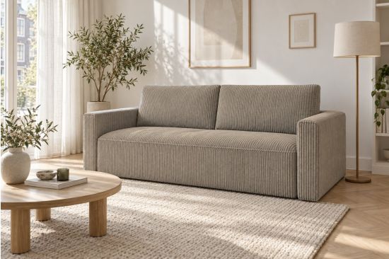 Barcelona – 2-Sitzer-Schlafsofa mit Stauraum