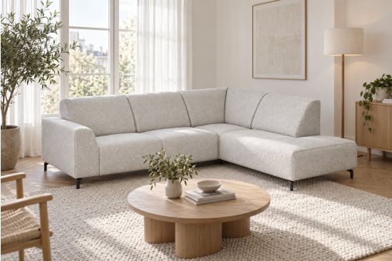 Ecksofa auf hohen Füßen – Novara