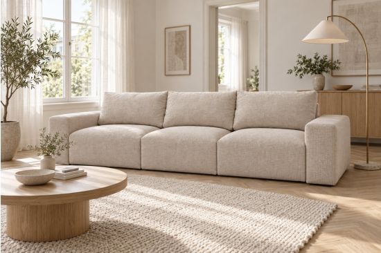 Großes modulares Schlafsofa mit Stauraum – Pescara