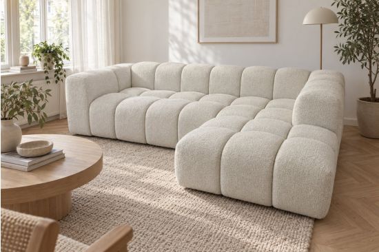 Ecksofa mit Schlaffunktion und Bettkasten – Ostuni
