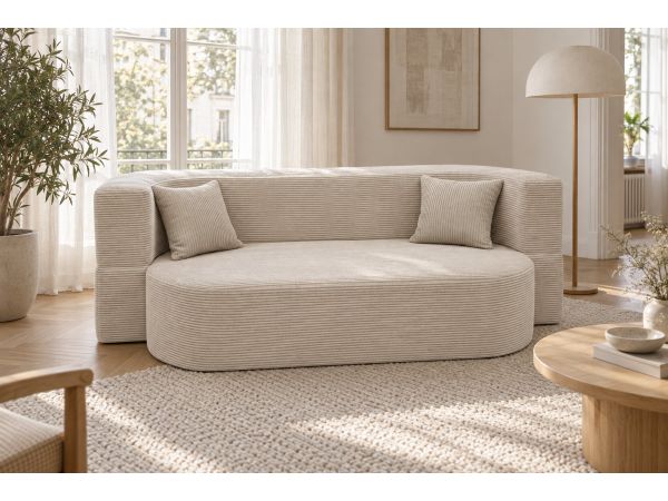 2-Zits Slaapbank in Corduroy – Como