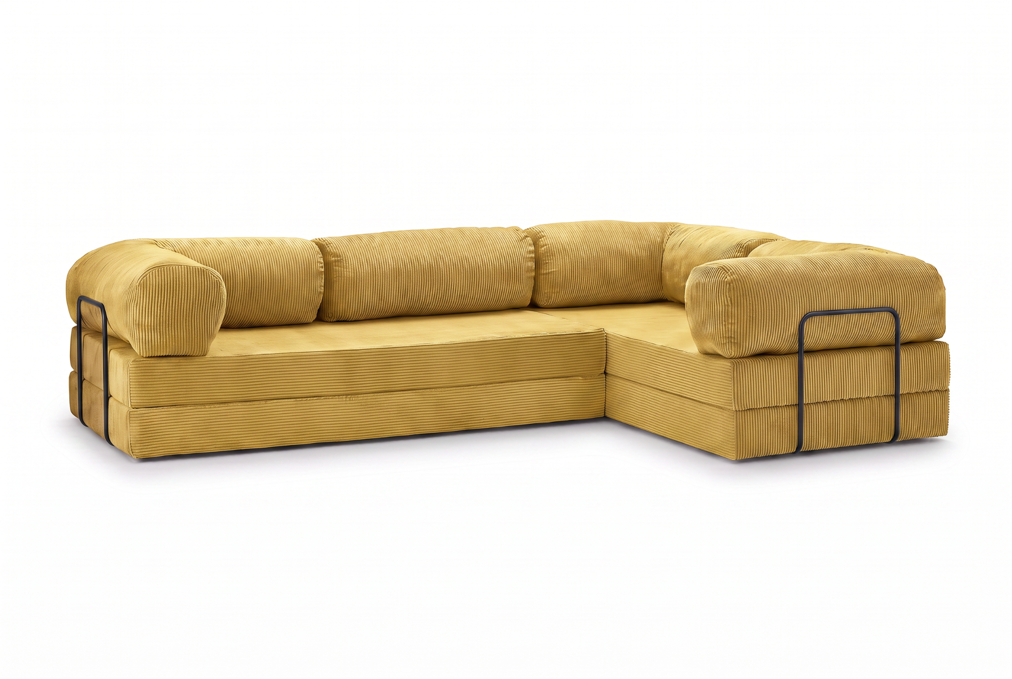 Schaum-Ecksofa mit Schlaffunktion – Rimini