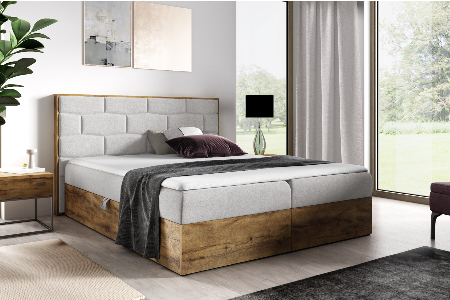 Boxspringbett mit Bettkasten Helsingborg main product photo