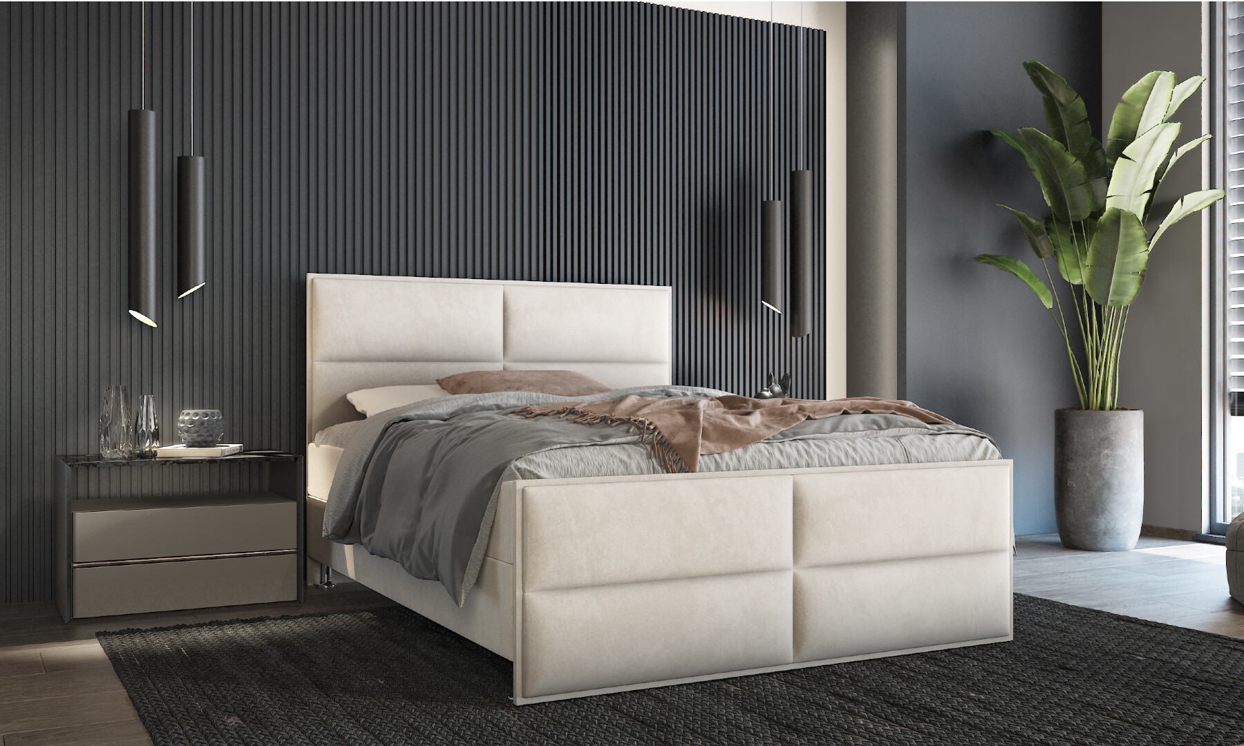 Boxspring Xpert - Boxspring met Opbergruimte Kreta