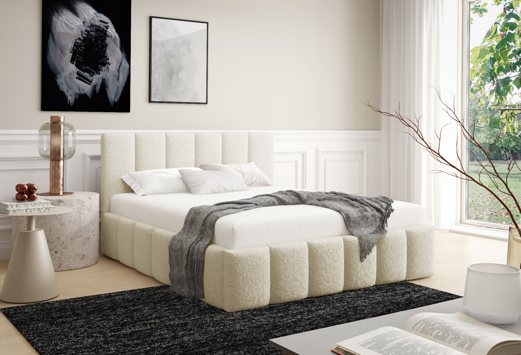 Ledikant met opbergruimte Nancy