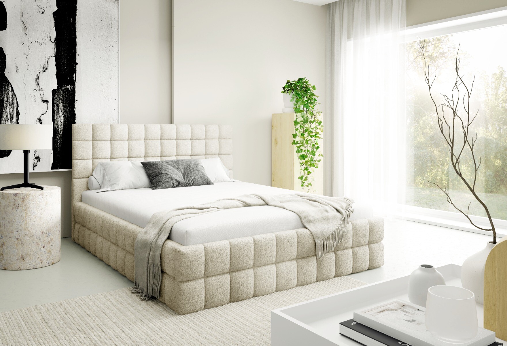 Ledikant met opbergruimte Dijon