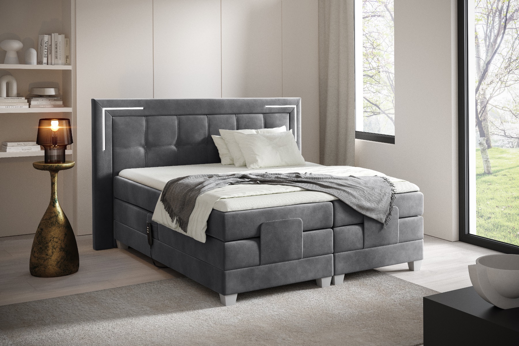 Elektrisches Boxspringbett Elegance main product photo