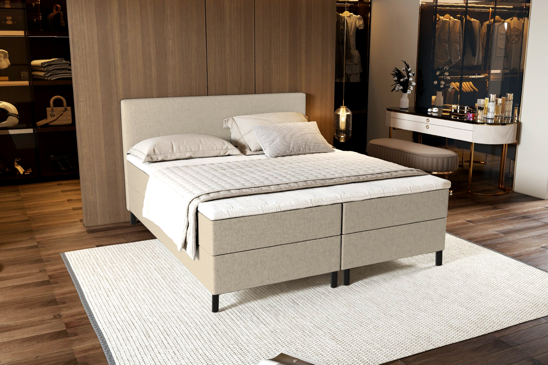 Boxspring met opbergruimte Istanbul | Op Voorraad | Direct leverbaar main product photo