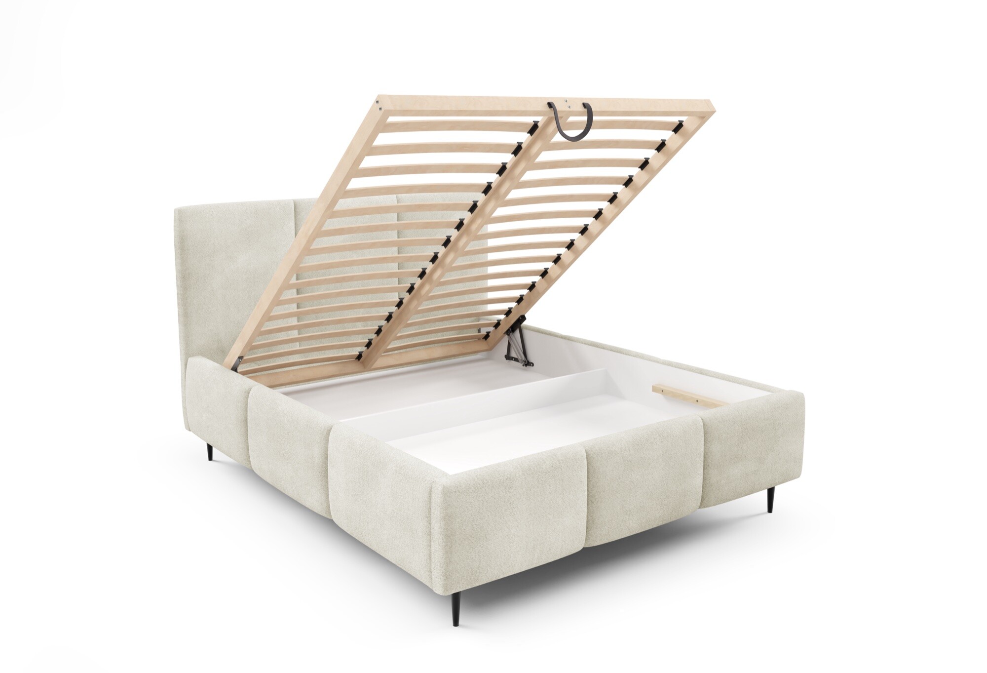 Boxspring Xpert - Ledikant met opbergruimte Merano op poten