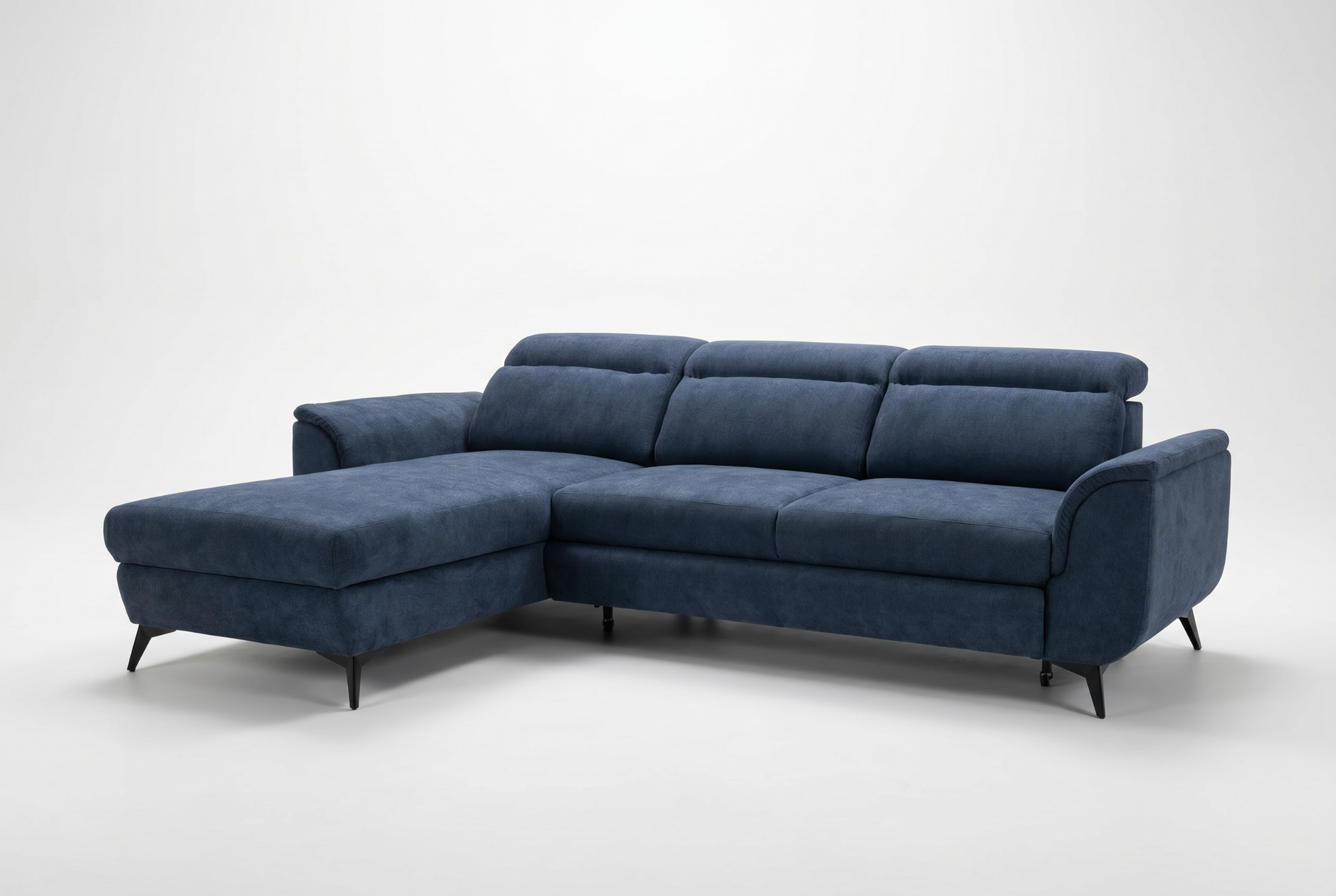 Ecksofa mit Récamiere und Stauraum – Bergamo