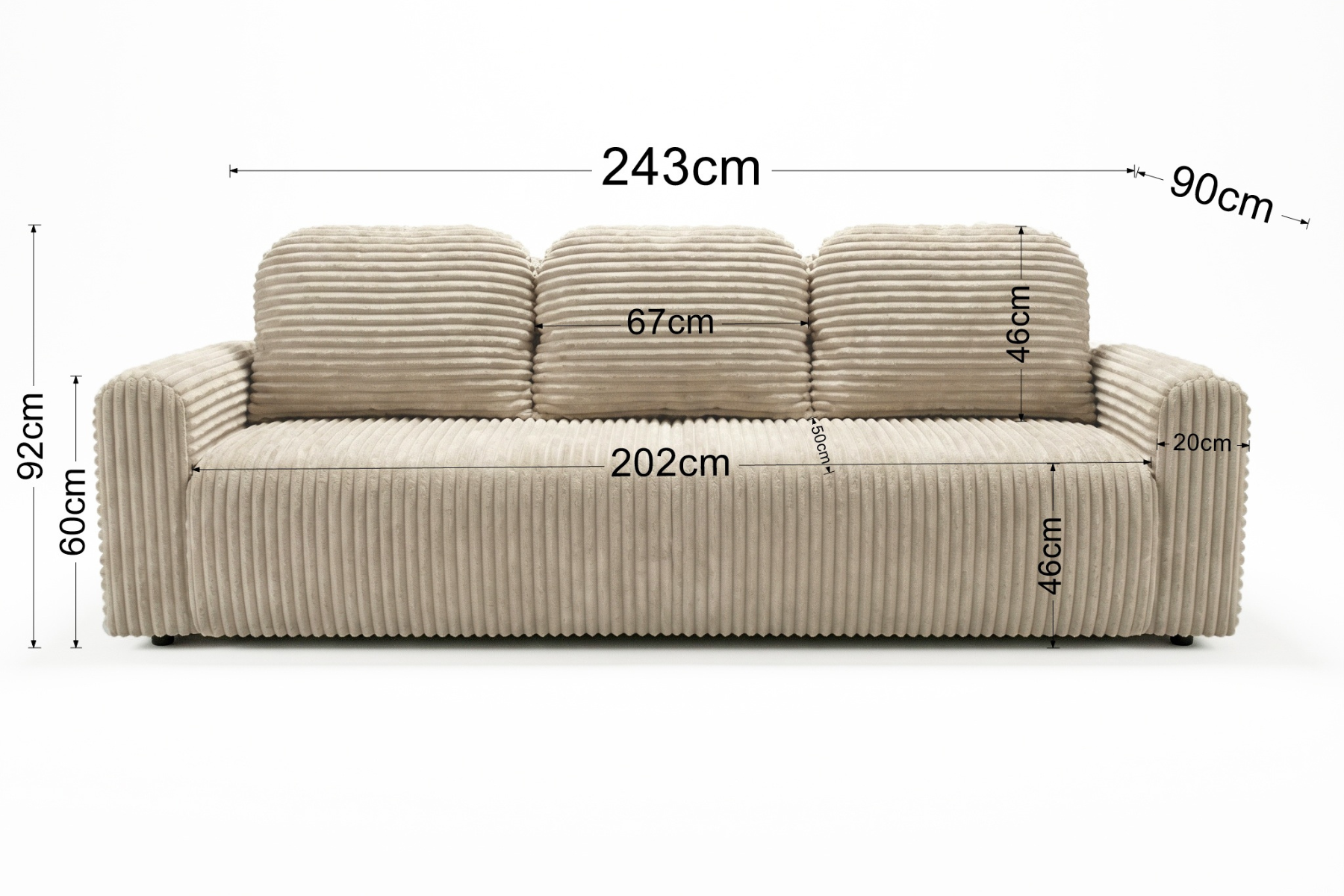 Boxspring Xpert - 3-zits slaapbank met opbergruimte - Siena