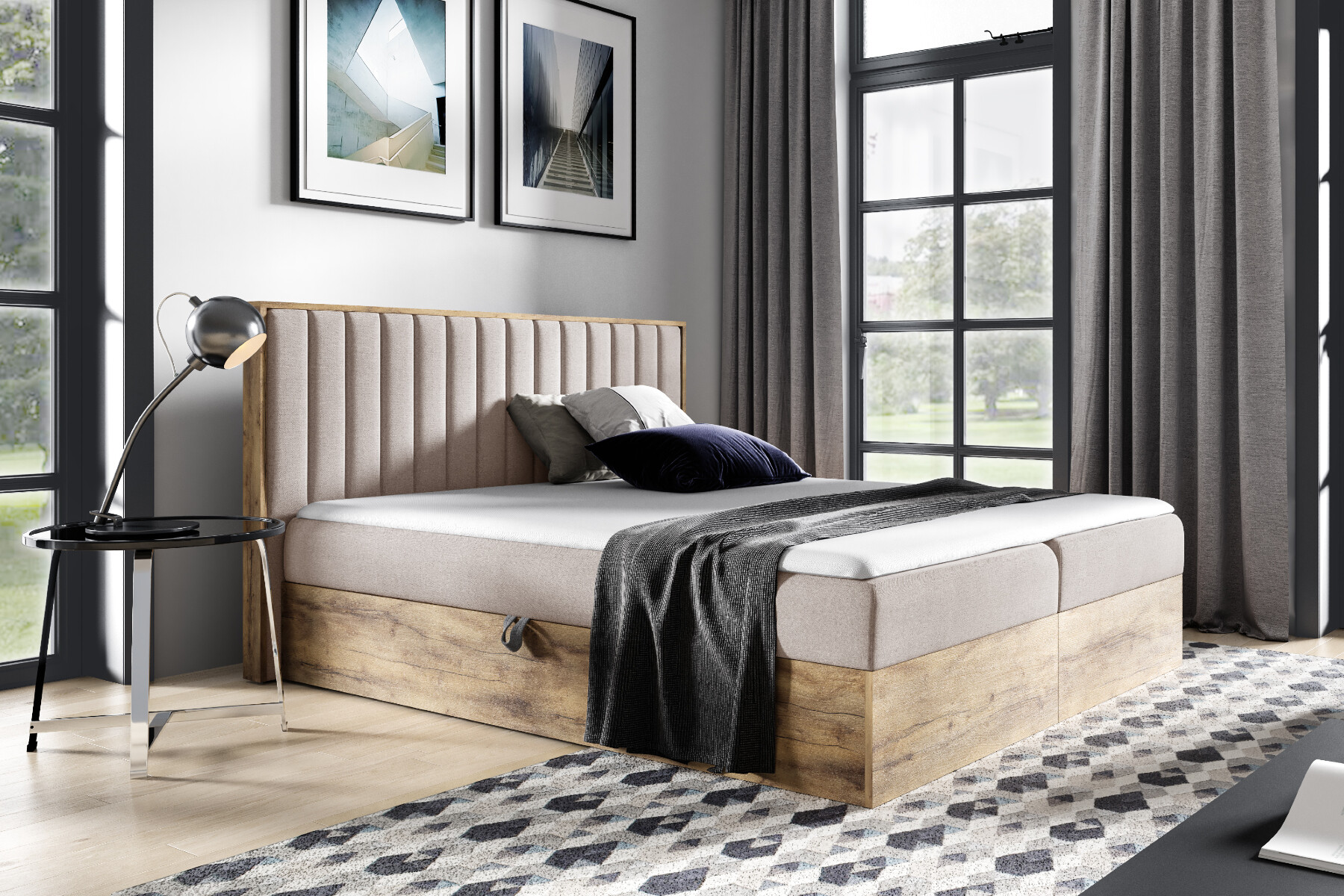 Boxspring met Opbergruimte Oslo main product photo