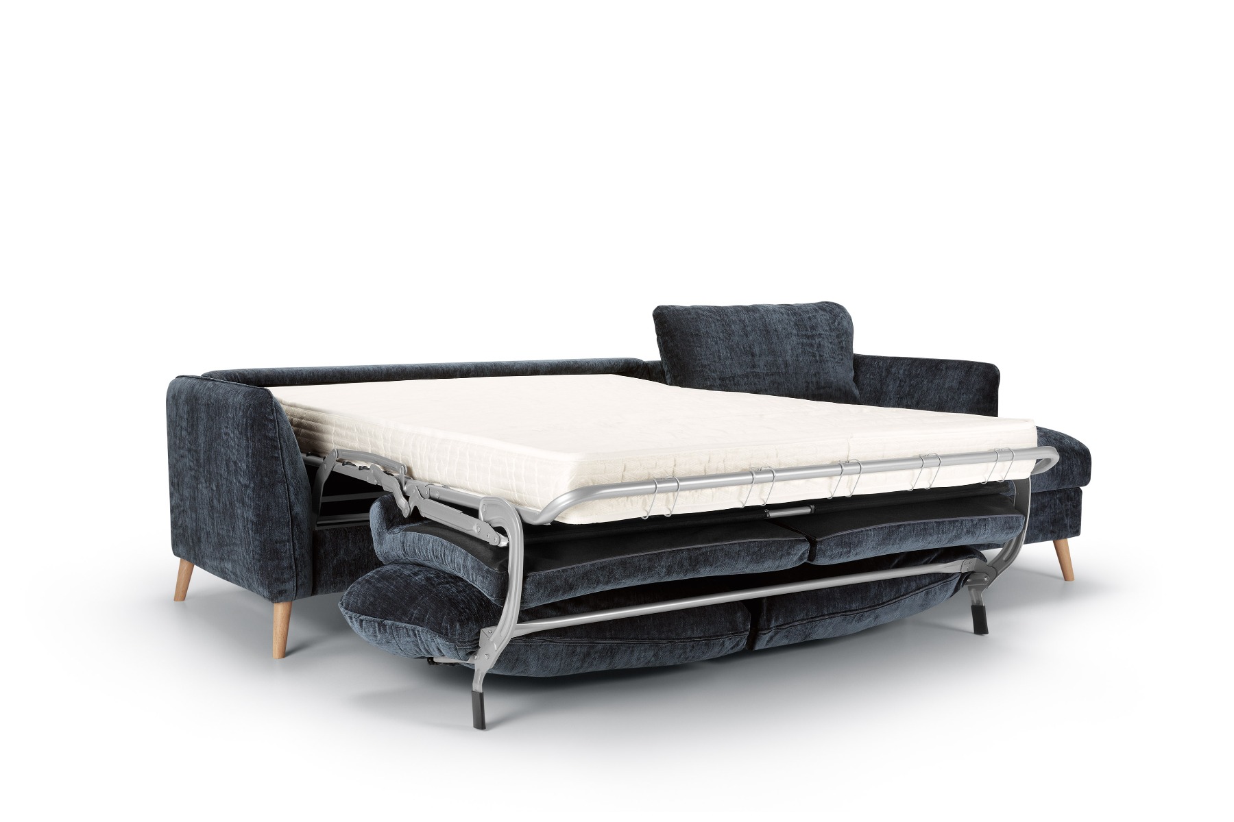 3-Zits Slaapbank met Chaise Longue Uitklapbaar ‘Profile’