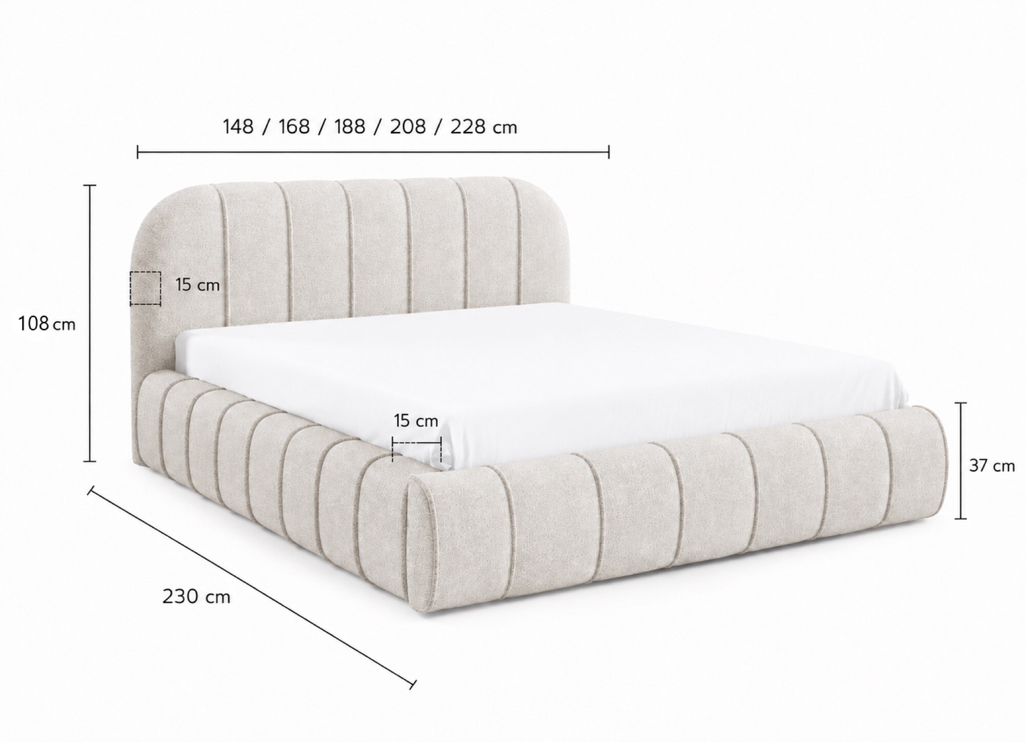 Boxspring Xpert - Ledikant met opbergruimte Ravello