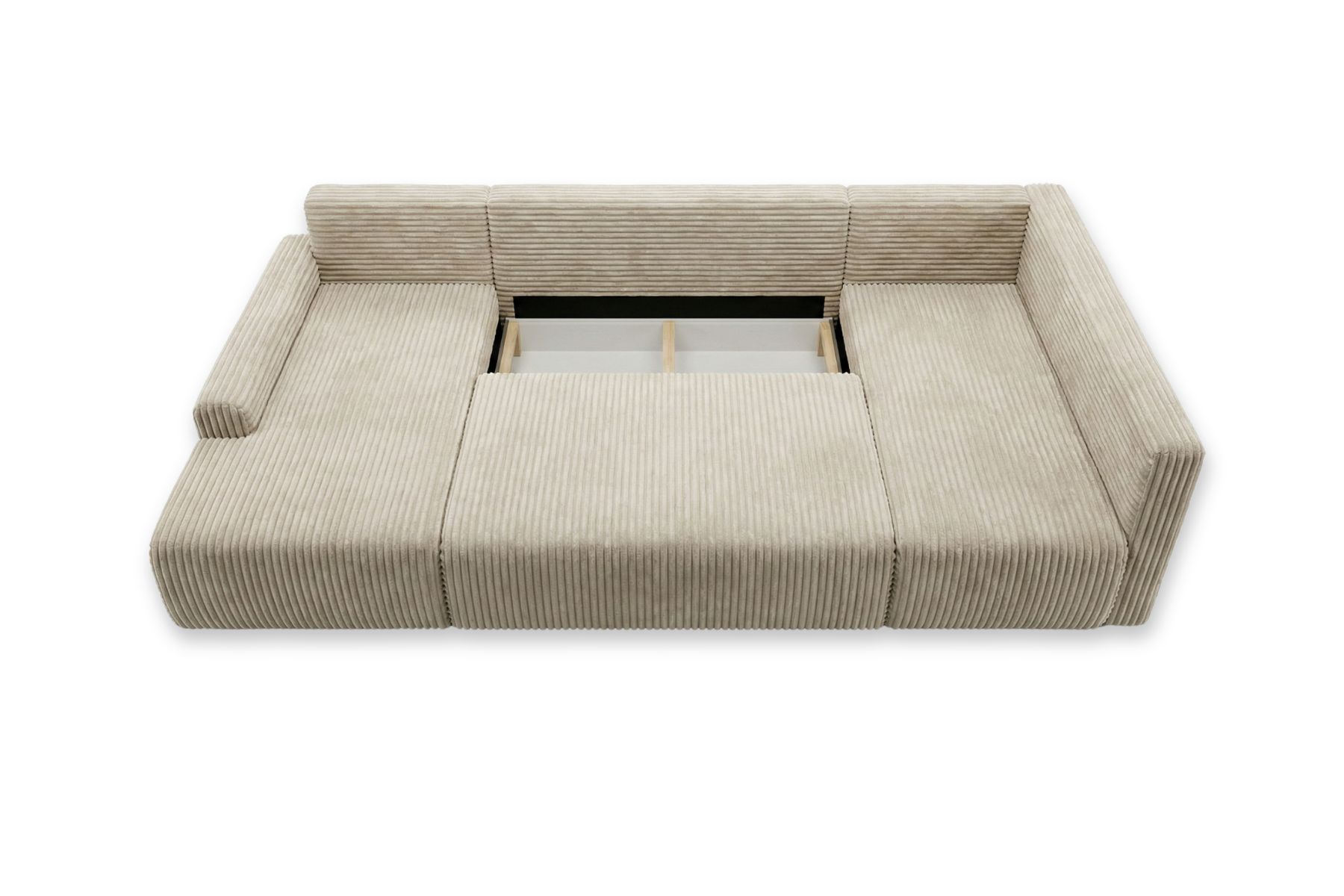 Boxspring Xpert - Hoekslaapbank U-vorm met opbergruimte - Siena