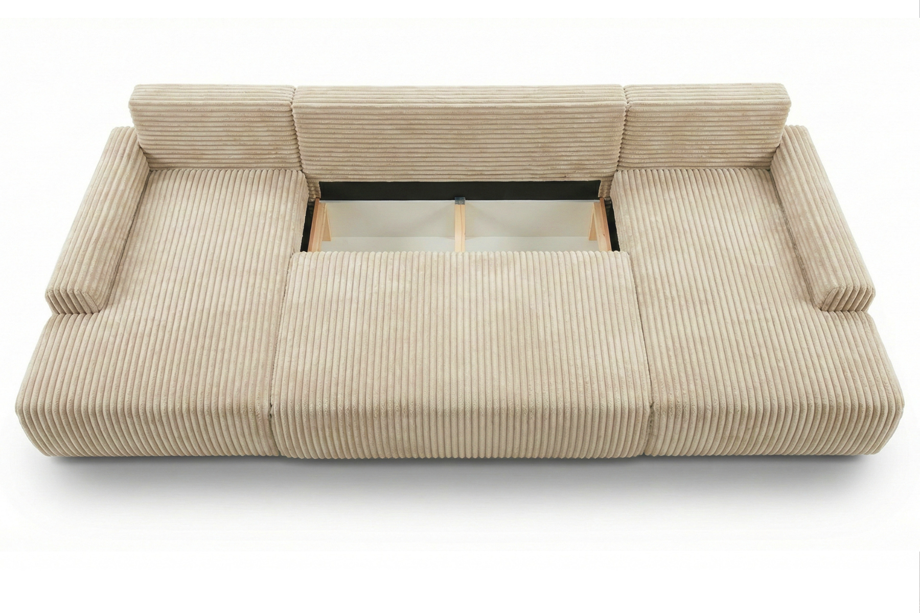 Boxspring Xpert - Hoekslaapbank U-vorm met opbergruimte - Siena