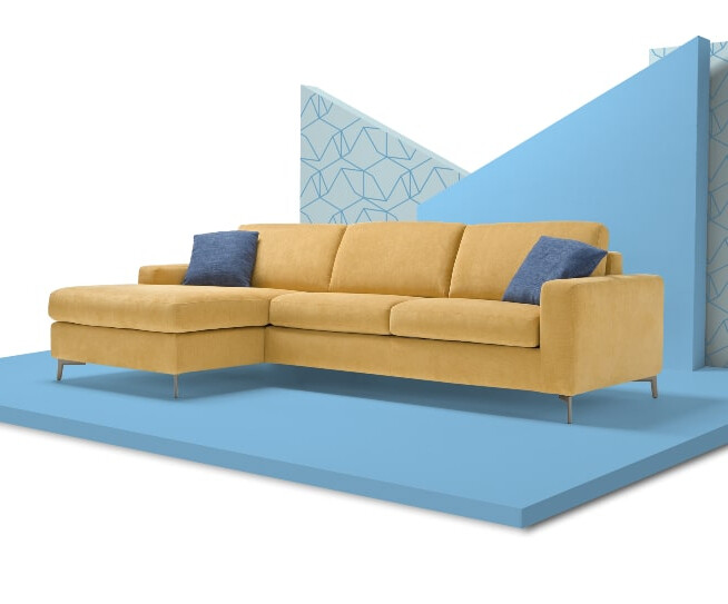 Slaapbank Perfetta met chaise longue links main product photo