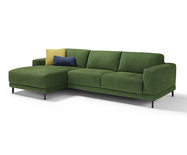 Slaapbank Carino met chaise longue links main product photo