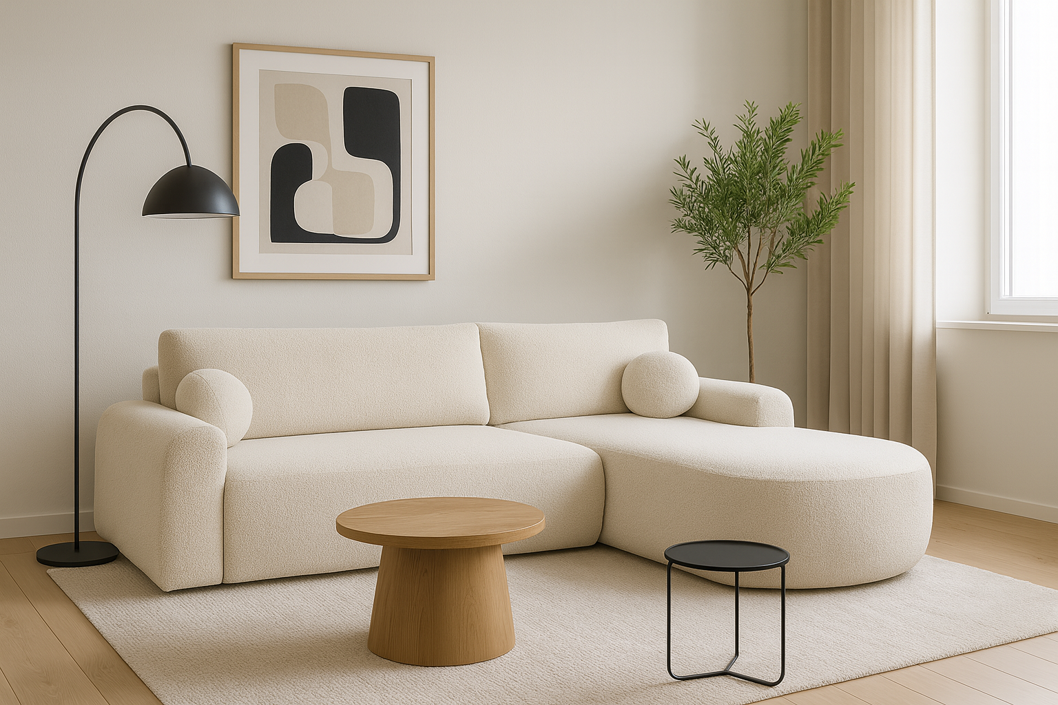 Marbella - 3 zits slaapbank met Chaise lounge en opbergruimte main product photo
