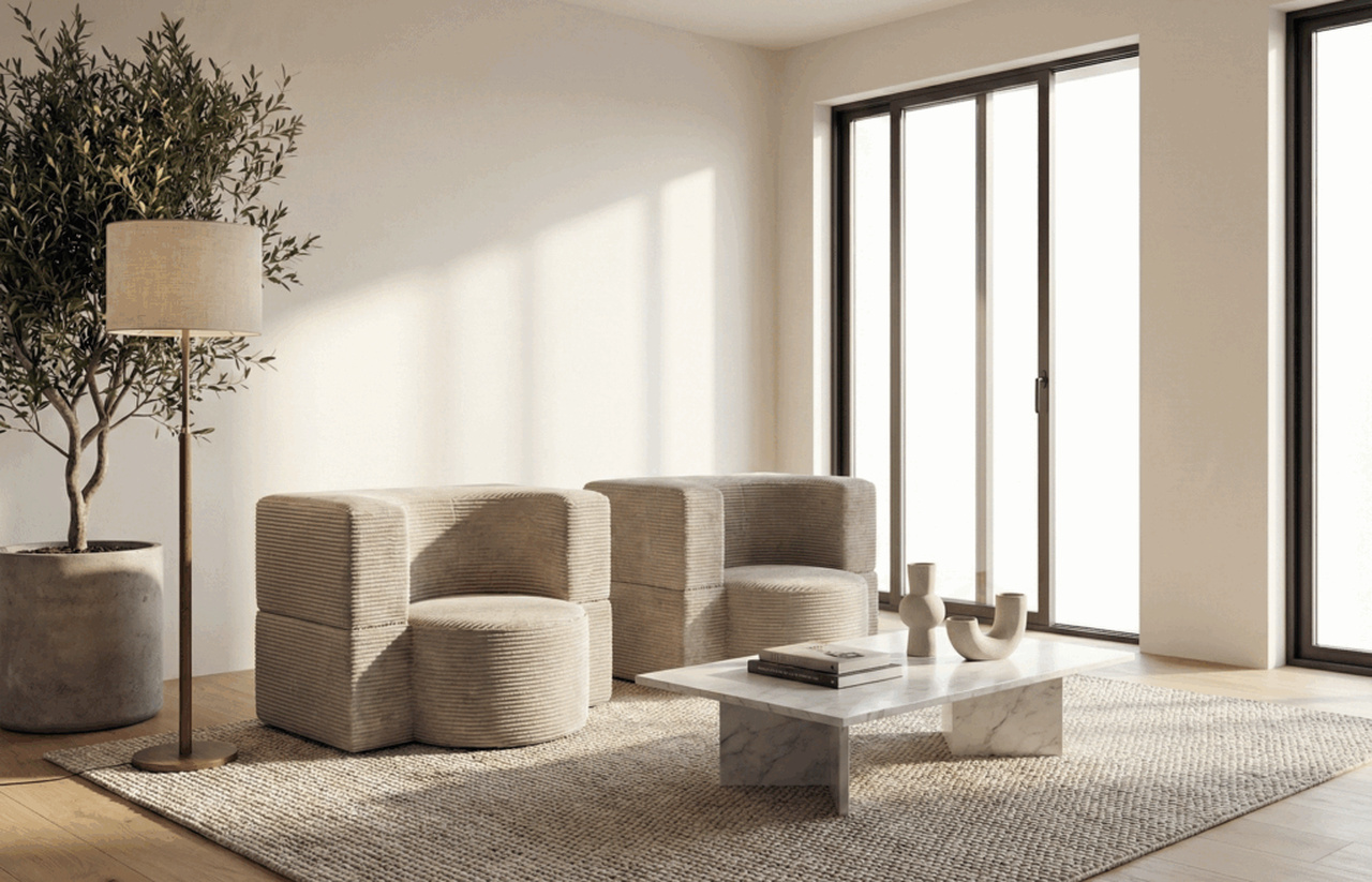 Modulaire 2-Zits Slaapstoelen 'Pisa'