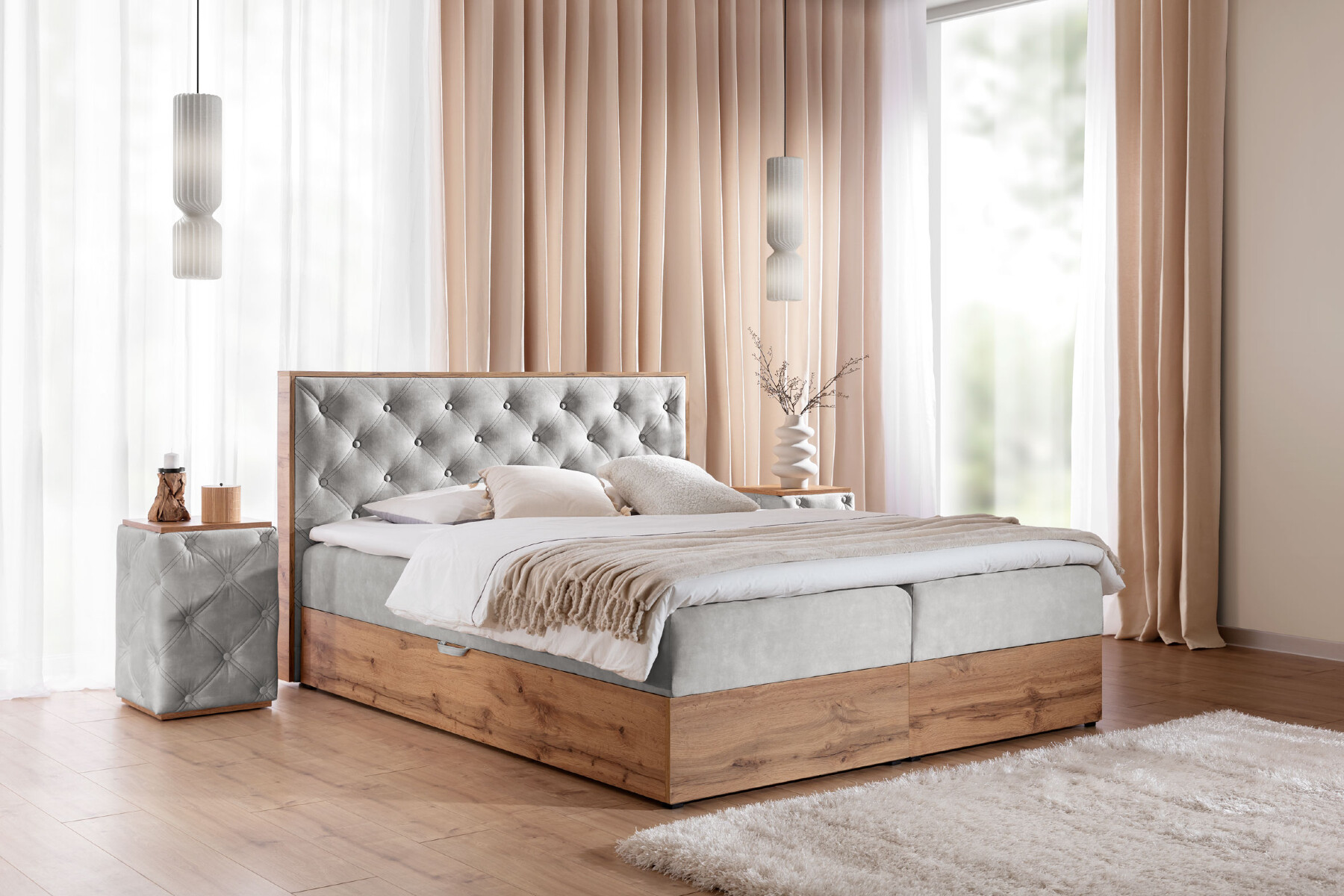 Boxspring met Opbergruimte Tampere main product photo
