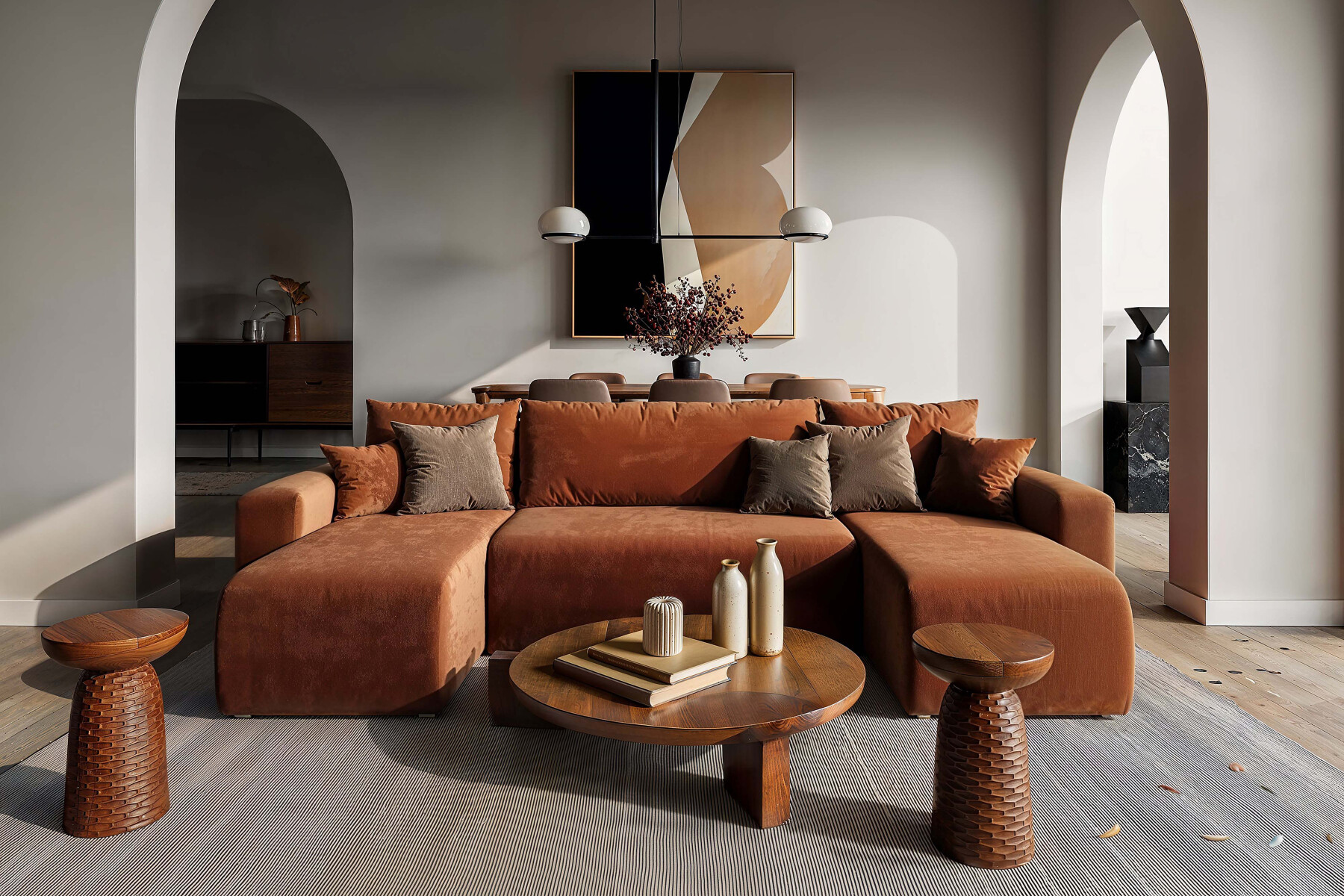 Sevilla - U - Sitzer Schlafsofa mit Stauraum main product photo
