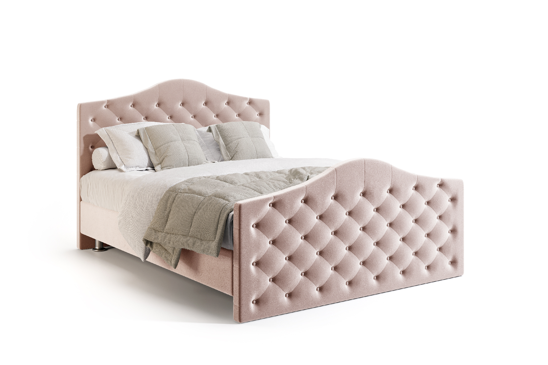 Boxspring Santorini - 120x200 - Bluvel 91 - Pocket boxspring + Multipocket Matras- Geen Topper - Aanbieding - 6011 main product photo