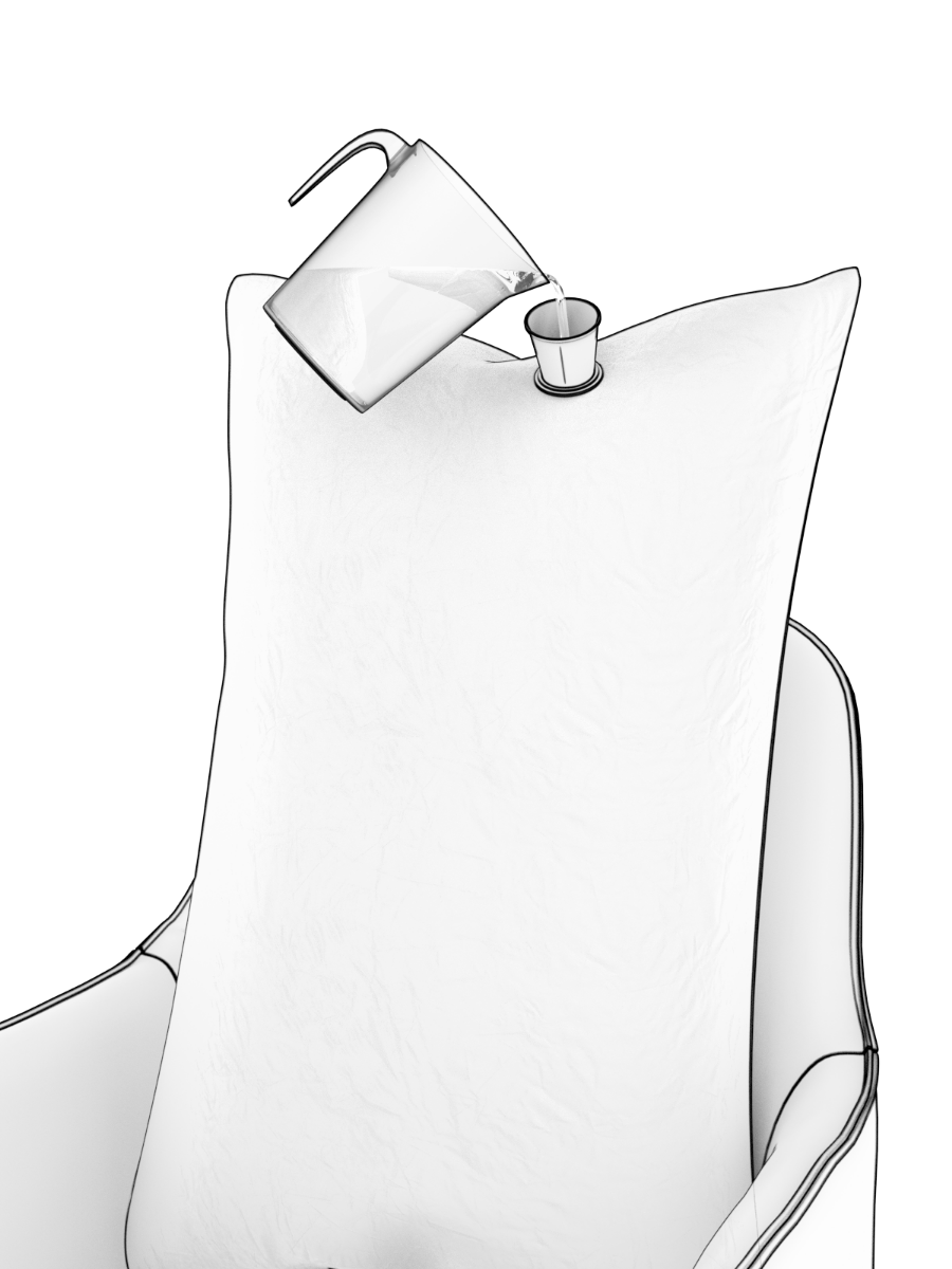 Boxspring Xpert - Waterkussen Cillows