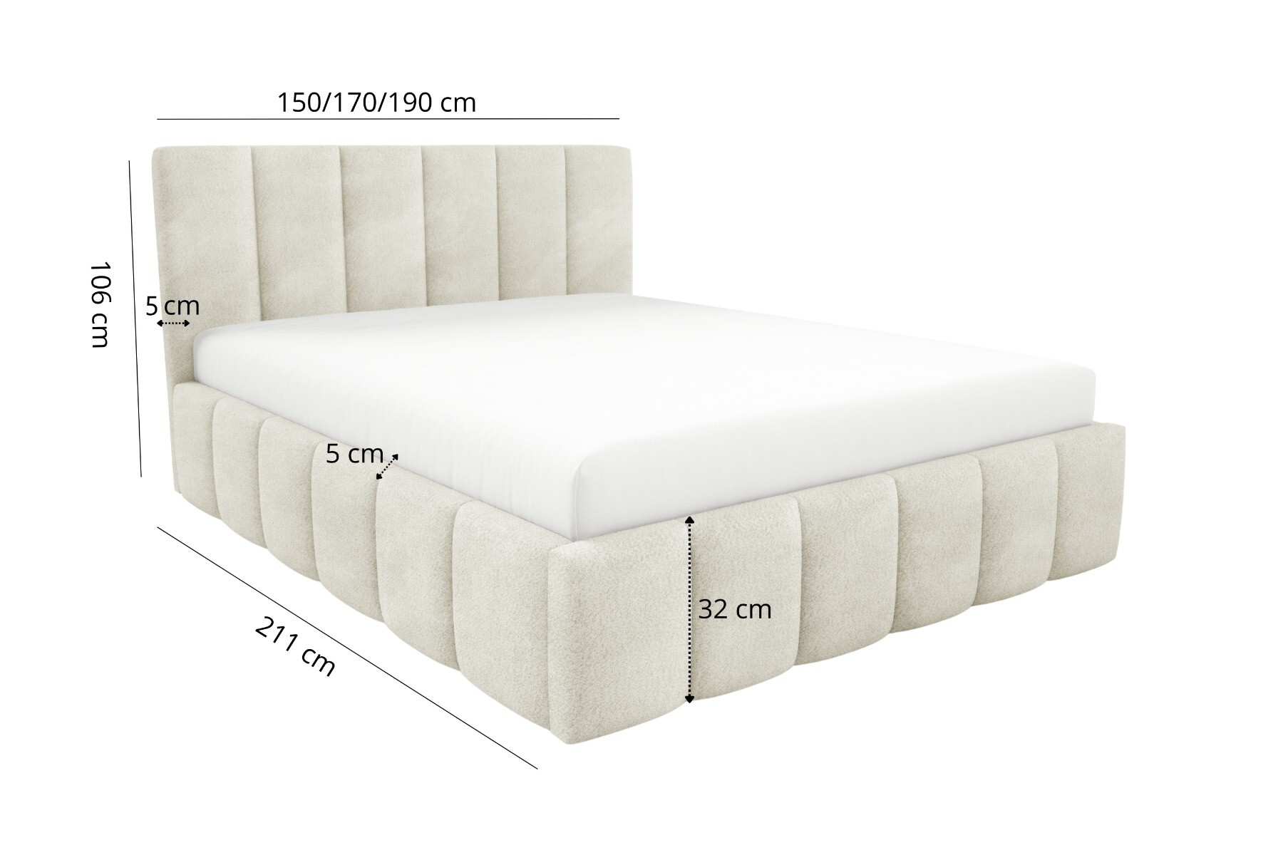 Boxspring Xpert - Ledikant met opbergruimte Nancy